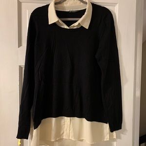 Double layered sweater